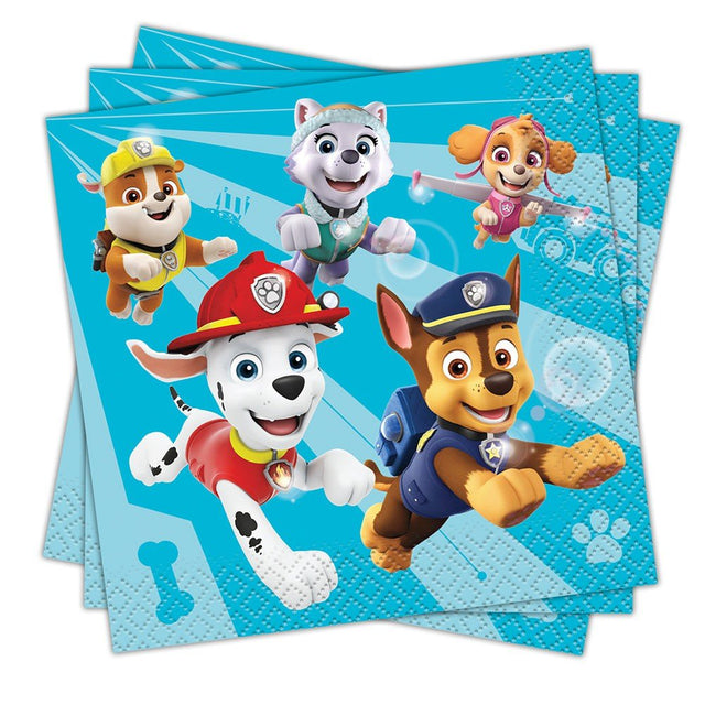 Paw Patrol Beverage Napkins 16 Pack