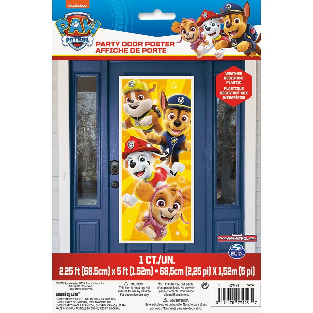 Paw Patrol Door Poster