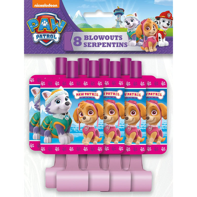 Paw Patrol Girls Blowouts 8 Pack