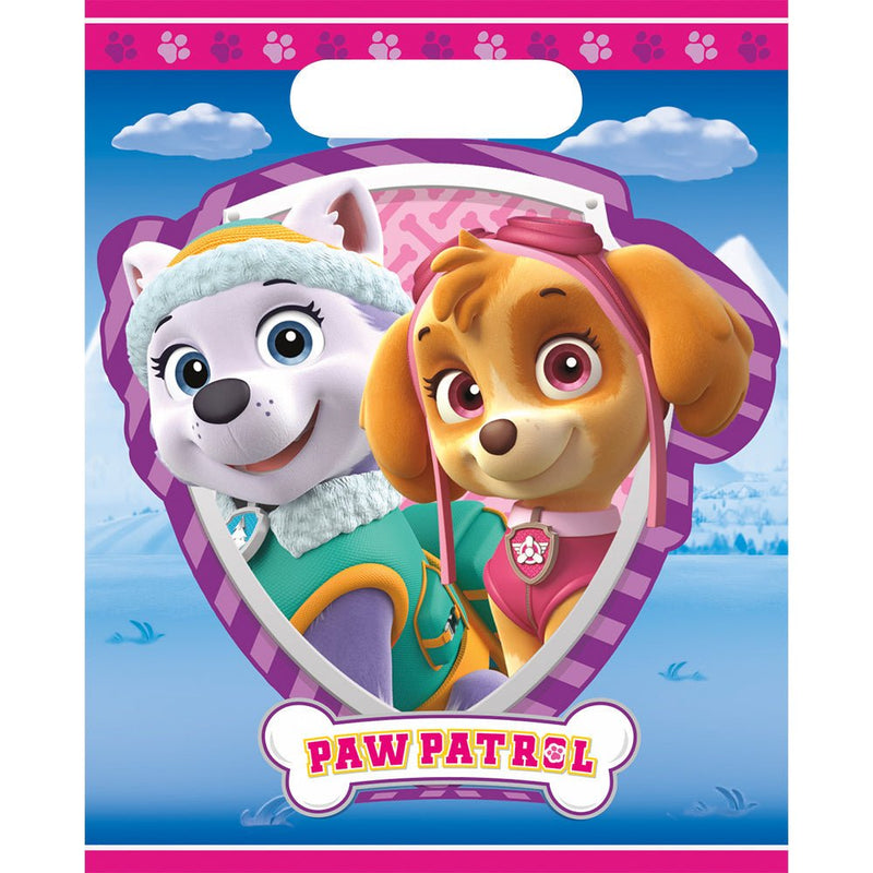 Girls PAW Patrol Loot Bags 8 Pack