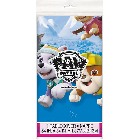 Girls Paw Patrol Plastic Tablecover