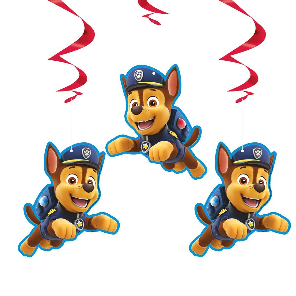 Paw Patrol Hanging Swirls 3 Pack