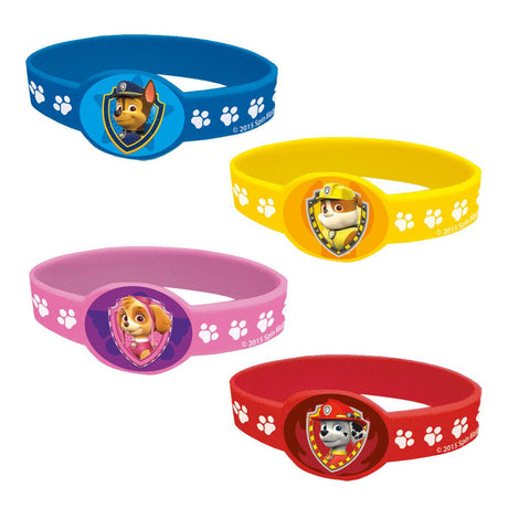 Paw Patrol Stretch Bracelets 4 Pack