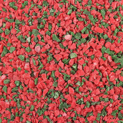 Red and Green Peppermint Bark Course Sprinkles Flakes for brickle 1/2 lb. pkg