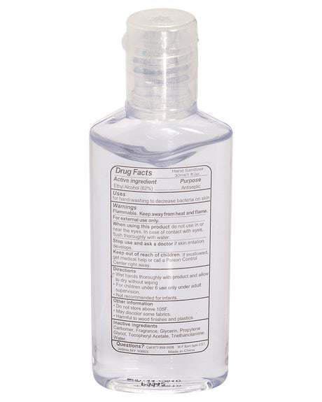 Hand Sanitizer In Oval Bottle 1oz