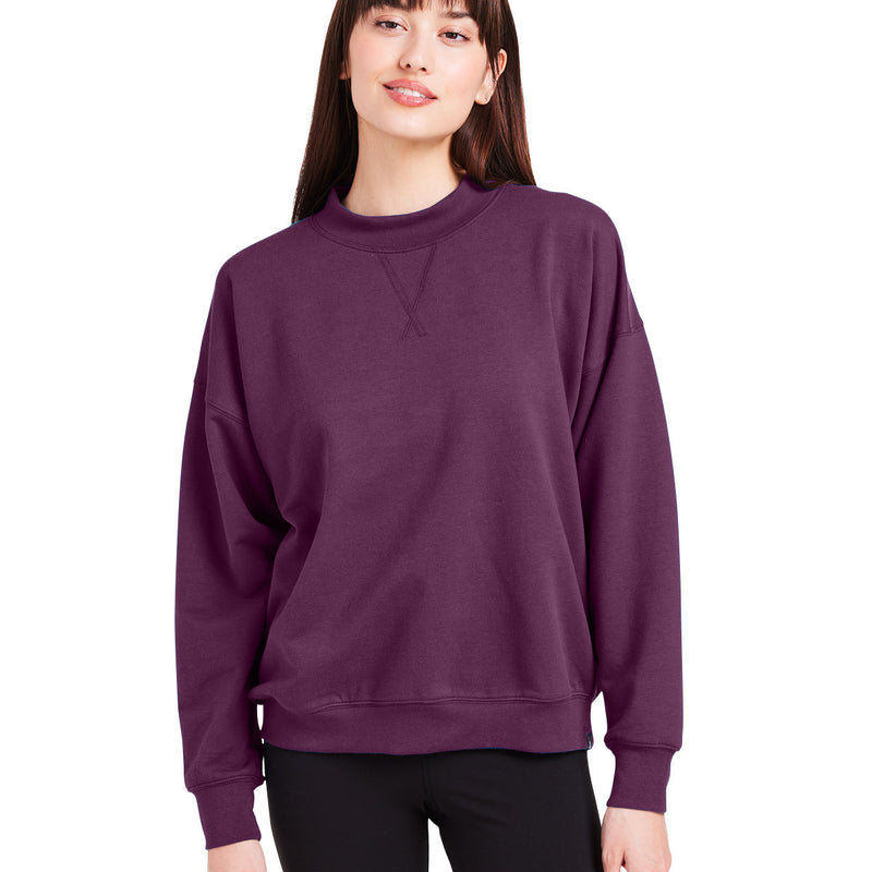 Ladies' Vintage Oversized Crew Pullover