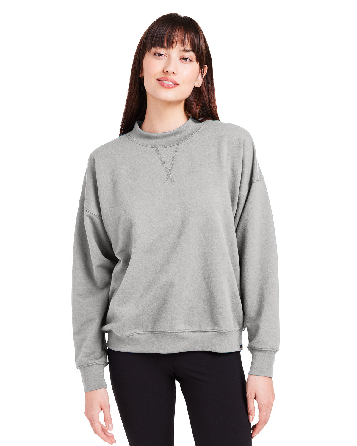 Ladies' Vintage Oversized Crew Pullover