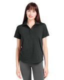 Polo de jersey marmoleado para mujer