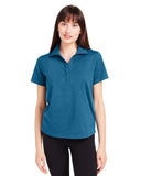 Polo de jersey marmoleado para mujer