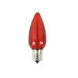 C9 Platinum Elite LED SMD Bulb (25 bulbs/bag) - Smooth, Red