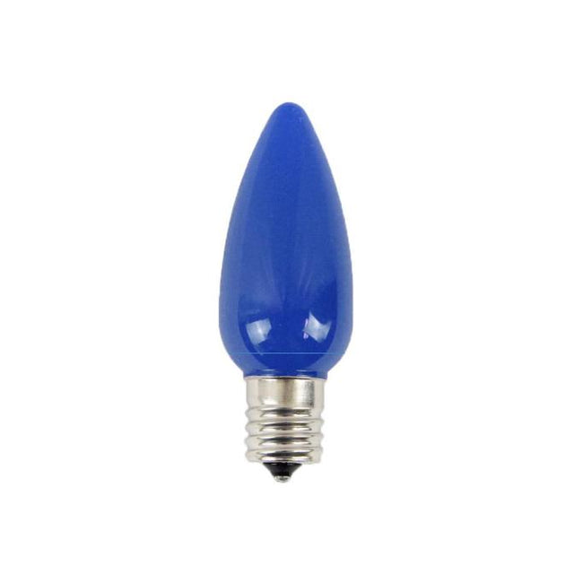 C9 Platinum Elite LED SMD Bulb (25 bulbs/bag) - Frosted, Blue