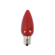 C9 Platinum Elite LED SMD Bulb (25 bulbs/bag) - Frosted, Red