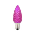 C9 Platinum Elite LED SMD Bulb (25 bulbs/bag) - Faceted, Pink