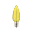 C9 Platinum Elite LED SMD Bulb (25 bulbs/bag) - Smooth, Yellow