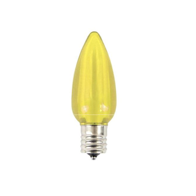 C9 Platinum Elite LED SMD Bulb (25 bulbs/bag) - Smooth, Yellow