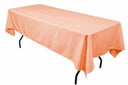 Mantel rectangular de poliéster 60x144 pulgadas – mantel duradero y reutilizable para bodas, fiestas, banquetes y eventos  