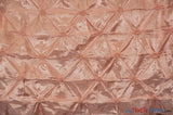 Pinwheel Button Taffeta Polyester Fabric - Pinwheel Button Texture, 48" Wide, Multiple Colors (1 Yard)
