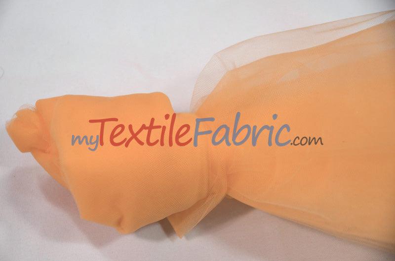 Bridal Tulle Illusion Nylon Tulle Fabric - Sheer Soft Bridal Veil, 108" Width (50 Yard Bolt)