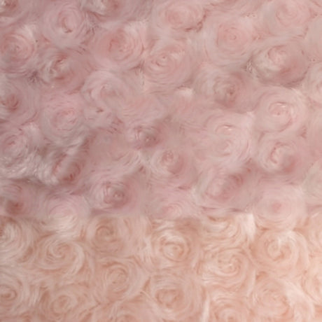 Rose Minky Fabric by the Yard – 58" Wide Ultra Soft Floral Cuddle Plush Fabric