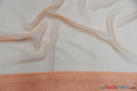 Polyester Chiffon Fabric - Super Soft, Flowy, Sheer, 58/60" Width, 100% Polyester (By The Continuous Yards & Bolts)