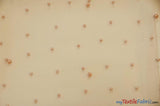 Very Soft Tulle With Pearls Polyester Fabric - Sheer Beaded Tulle, 52" Width (1 Yard)