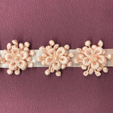 Beaded 3D Guipure Floral Lace Trimming