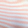 Cotton Lycra Knit Peach and White 1/8" Stripe