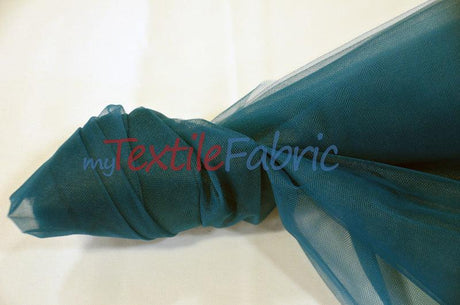 Bridal Tulle Illusion Nylon Tulle Fabric - Sheer Soft Bridal Veil, 108" Width (50 Yard Bolt)