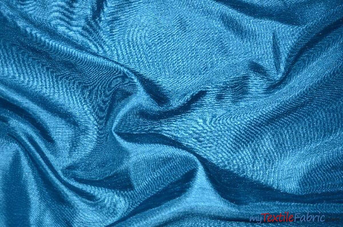 Shantung Satin Polyester Fabric - Reversible Satin Dupioni Silk, Multiple Colors, 58/60" Width (Yards, Bolts, Sample Swatches)