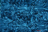Rosette Satin Polyester Fabric - 3D Satin Floral Embroidery, 52/54" Width (Yards, Bolts, Sample Swatch)