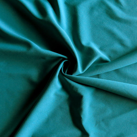 Stretch Woven Fabric Peacock Green