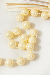 8.8' Bead Garland - Pearl