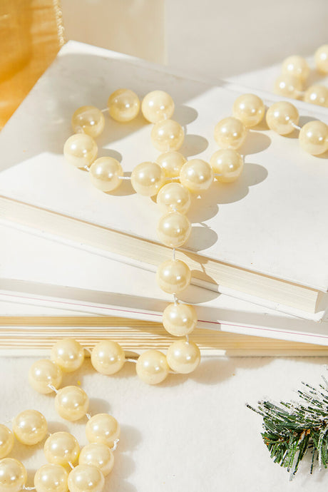 8.8' Bead Garland - Pearl