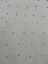 Pearl Glitter Studded Mesh Polyester Fabric - Pearl Studded Mesh, 58" Wide (1 Yard)