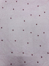 Pearl Glitter Studded Mesh Polyester Fabric - Pearl Studded Mesh, 58" Wide (1 Yard)