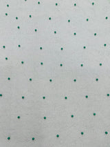 Pearl Glitter Studded Mesh Polyester Fabric - Pearl Studded Mesh, 58" Wide (1 Yard)