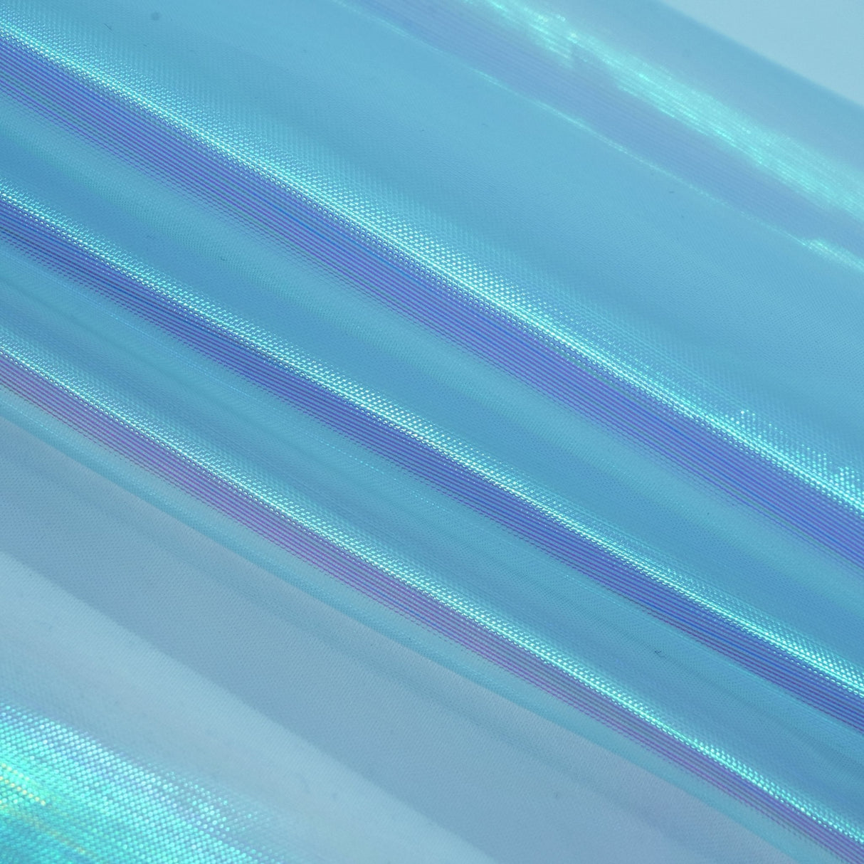 Pastel Iridescent Organza Polyester Nylon Fabric - Pastel Iridescent, Sheer, 58" Width (1 Yard)