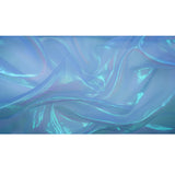 Iridescent Organza Fabric Pastel Colors