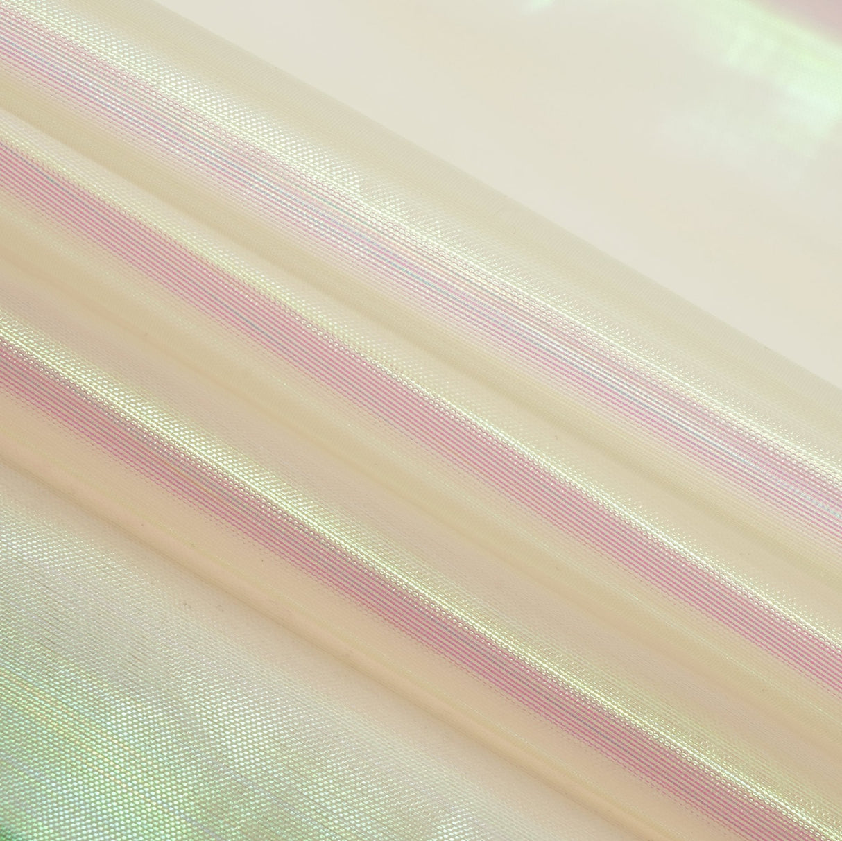 Iridescent Organza Fabric Pastel Colors