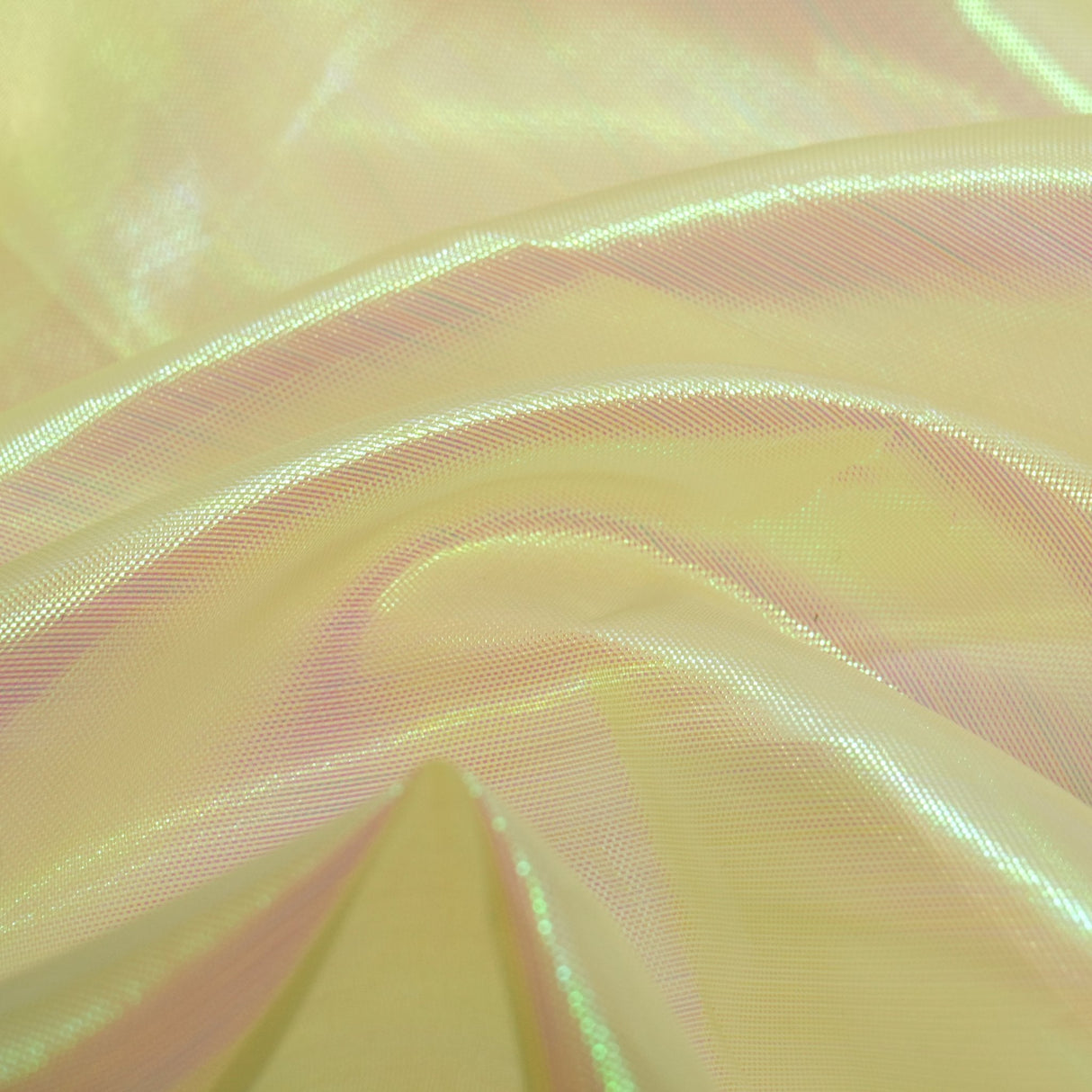 Iridescent Organza Fabric Pastel Colors