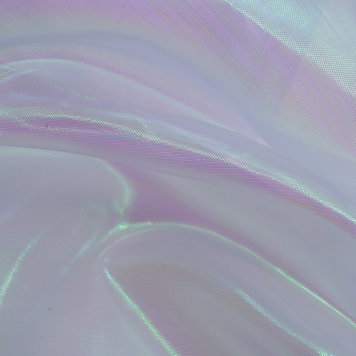Iridescent Organza Fabric Pastel Colors