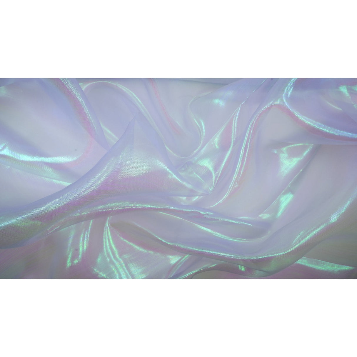 Iridescent Organza Fabric Pastel Colors