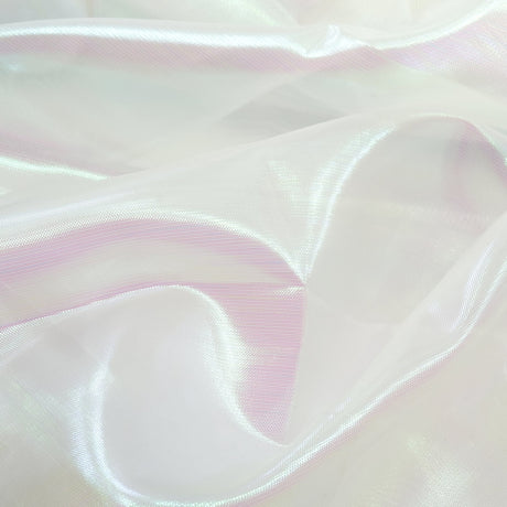 Iridescent Organza Fabric Pastel Colors