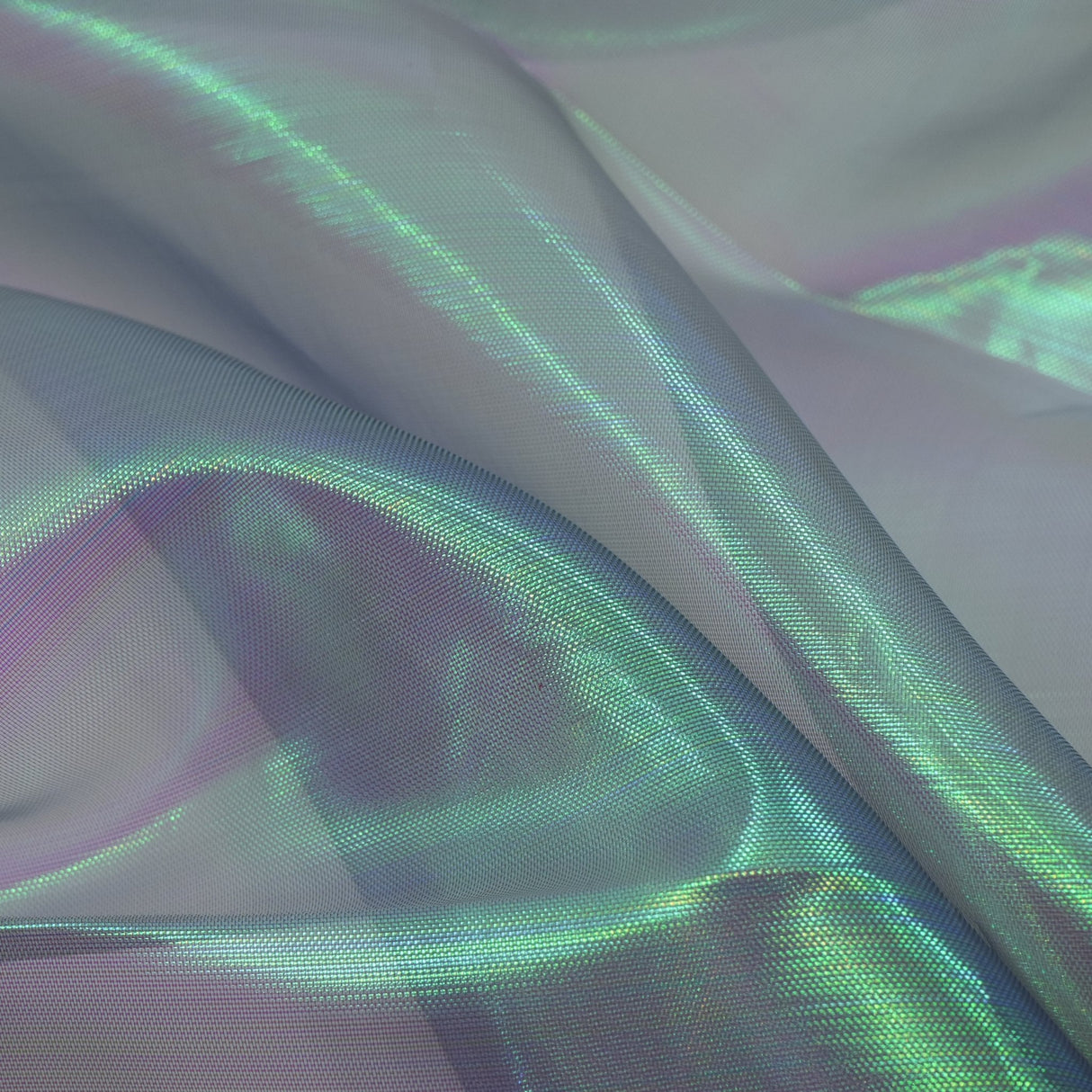 Iridescent Organza Fabric Pastel Colors
