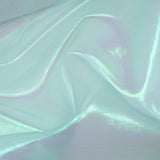 Pastel Iridescent Organza Polyester Nylon Fabric - Pastel Iridescent, Sheer, 58" Width (1 Yard)