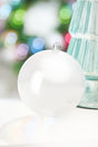 4" Pearl Iridescent Ball Ornament