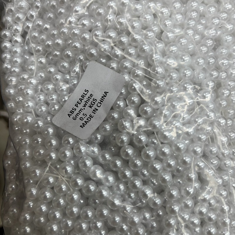 Pearl Beads 6mm 8mm 12mm White Ivory