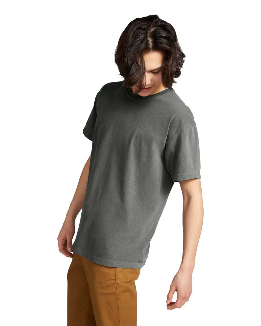 Comfort Colors 1717 Cotton Fabric - Pepper, Semi-Fitted, 4.5 Oz/Yd², 90% Ring Spun Cotton / 10% Polyester (1 Piece)