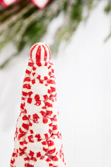 10.5" - 16.5" Clay Dough Peppermint Candy Trees - Set Of 3