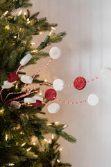 31” Glitter Candy Disk Peppermint Spray